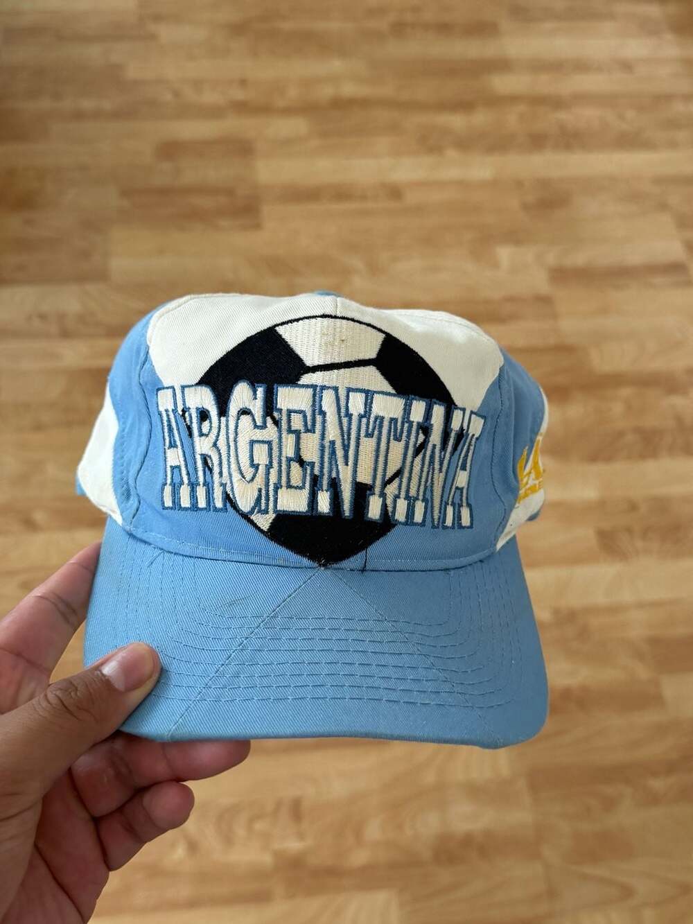 Vintage Logo 7 Argentina World Cup 1994 Snapback Hat Cap